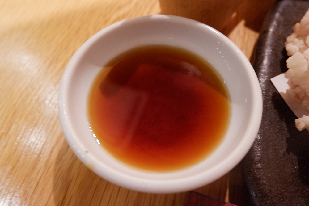 4種類の柑橘類と銚子の醤油で作ったオリジナルポン酢